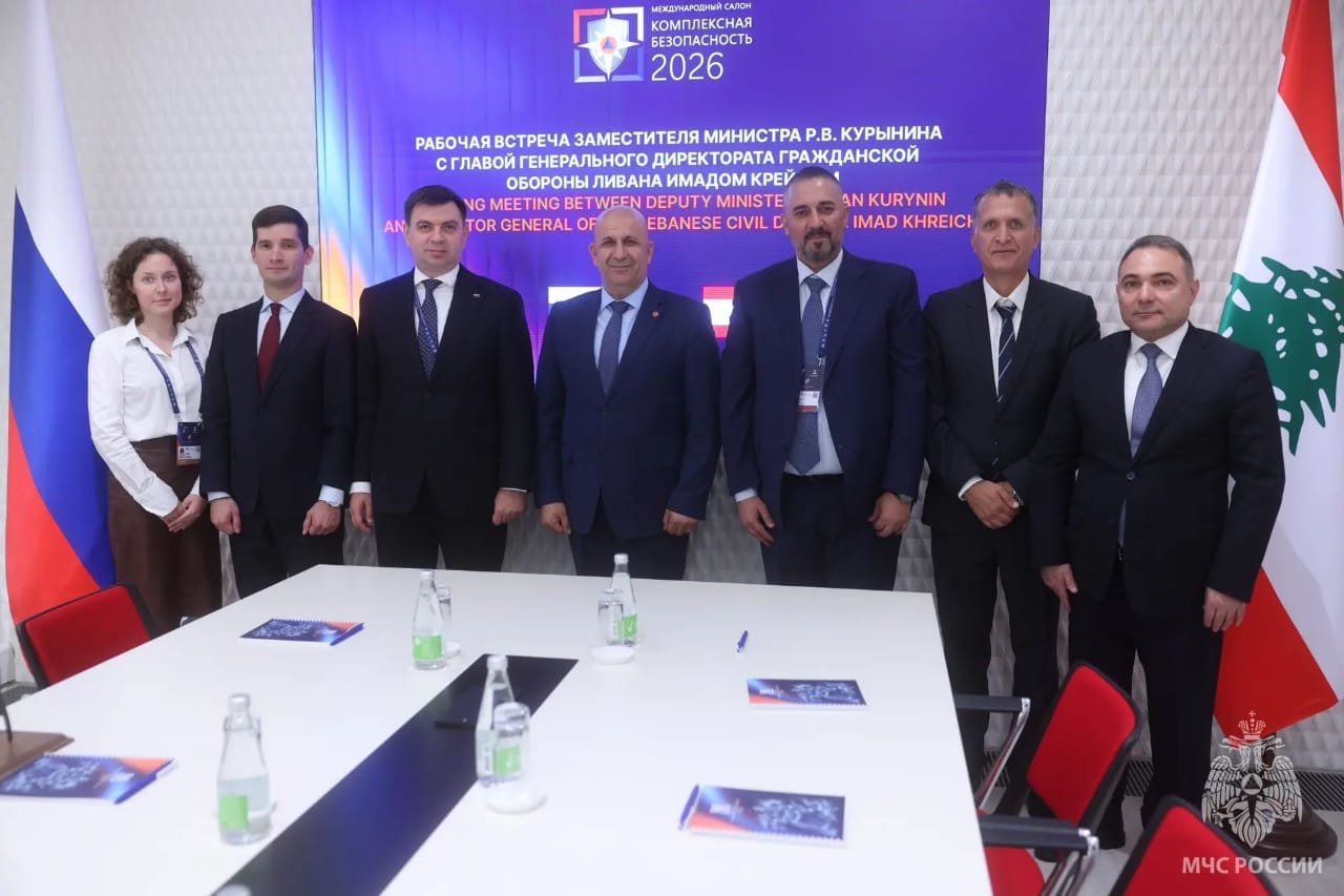 Roslivan Strengthens Lebanese–Russian Cooperation in Civil Defense and Disaster Management